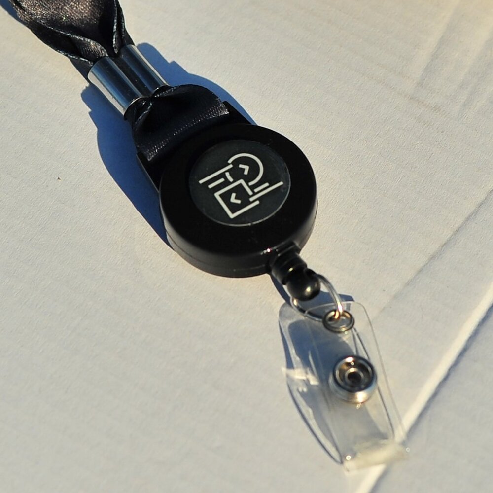 AWS lanyard Durable Strap Satin For Around the neck, wrist, or shoulder